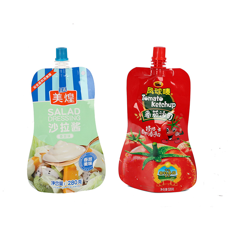 Sauces Packaging With Spout